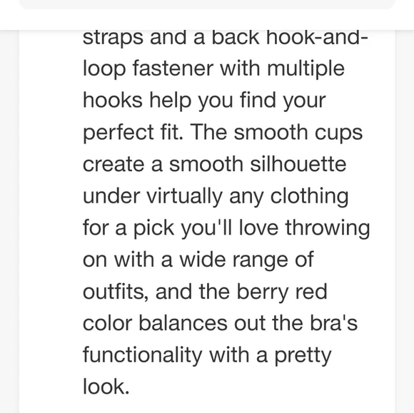 NWT Auden wire free bra 44D - Picture 8 of 11